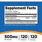 Potente Vitam B1 500 M G Nutricost 120 Tablet Sin Sabor 6