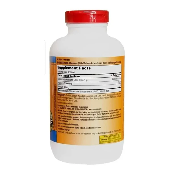  Kirkland- Vitamin C 500 Miligramos 500 Tabletas 2