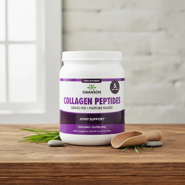 Swanson- Peptidos De Colageno 454gramos Sin Sabor Sin Sabor 3