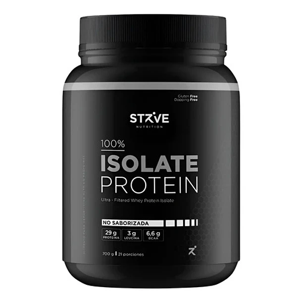 Strive - Proteína Aislada X 700g (solo 2 Ingredientes) Sin Sabor 1