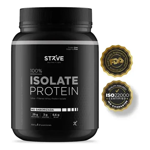 Strive - Proteína Aislada X 700g (solo 2 Ingredientes) Sin Sabor 2