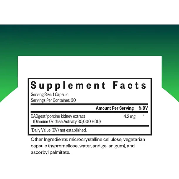 Seeking Health -  Dao Enzyme 30 Caps N/a 3