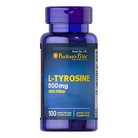 Puritan's Pride - L-tirosina 500 Mg 100 Capsulas N/a