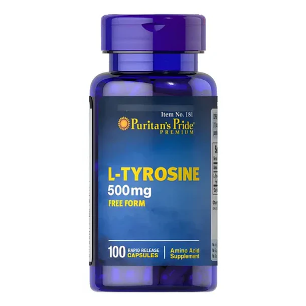 Puritan's Pride - L-tirosina 500 Mg 100 Capsulas N/a 1
