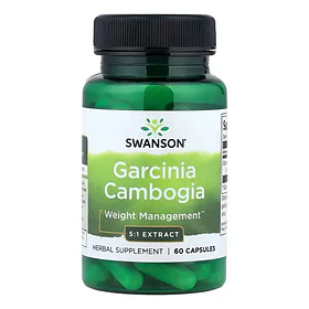 Swanson - Garcinia Cambogia Extracto 5:1 80mg 60 Cápsulas N/d