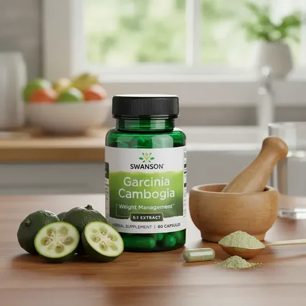 Swanson - Garcinia Cambogia Extracto 5:1 80mg 60 Cápsulas N/d 4