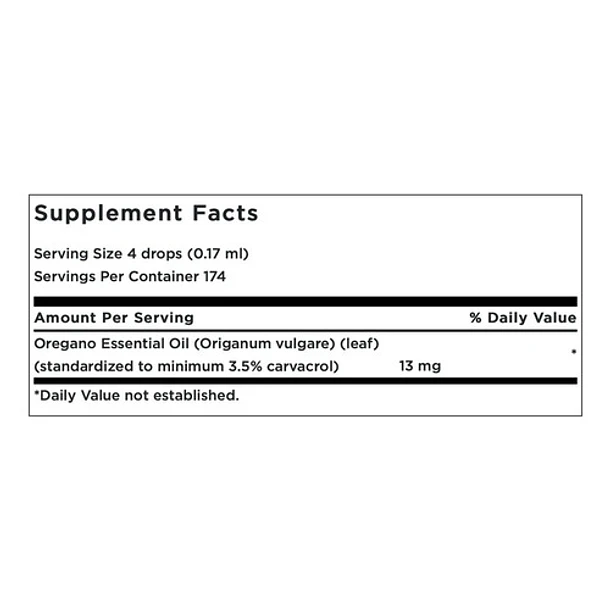 Swanson Aceite De Oregano Extracto Liquido 174 Servicios Sin Sabor 5