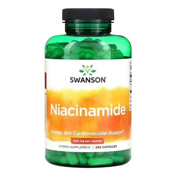 Swanson- Niacinamida Vitamina B3  500 Mg 250 Caps Neutro 1