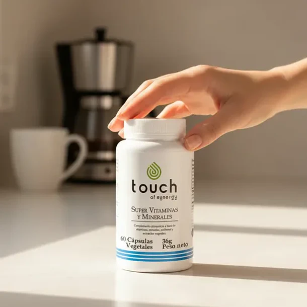 Touch - Super Vitaminas Y Minerales 60 Cápsulas N/a 5