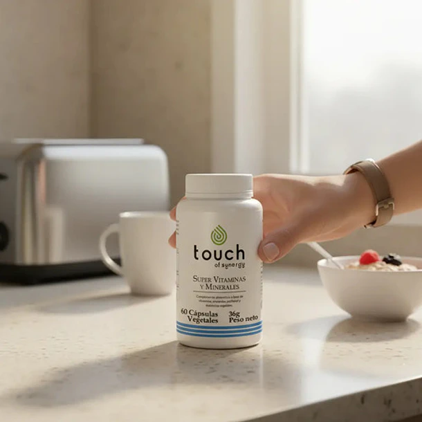 Touch - Super Vitaminas Y Minerales 60 Cápsulas N/a 7