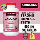 Kirkland - Calcio 600mg + Vitamina D3 500 Comprimidos N/a 3