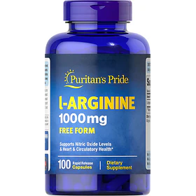 Puritan's Pride - L-arginina 1000 Mg 100 Capsulas N/a
