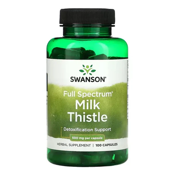 Swanson- Cardo Mariano 500 Mg 100 Cápsulas Sin Sabor 1