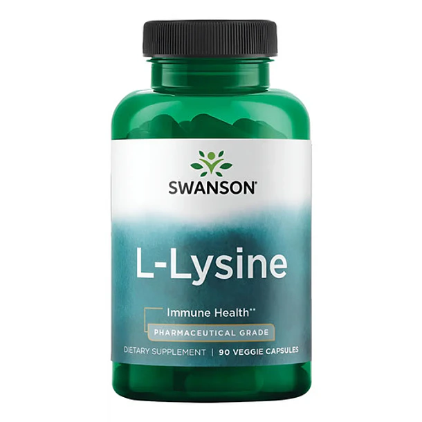 Swanson - L-lisina 100% Pura 90 Caps Grado Farmaceutico N/a 1