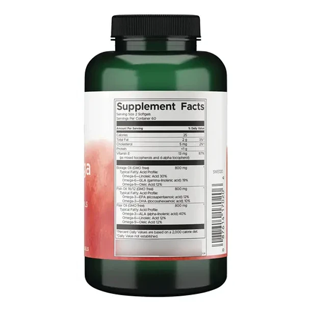 Swanson- Multiomega 3-6-9      120capsulas Sin Sabor 2