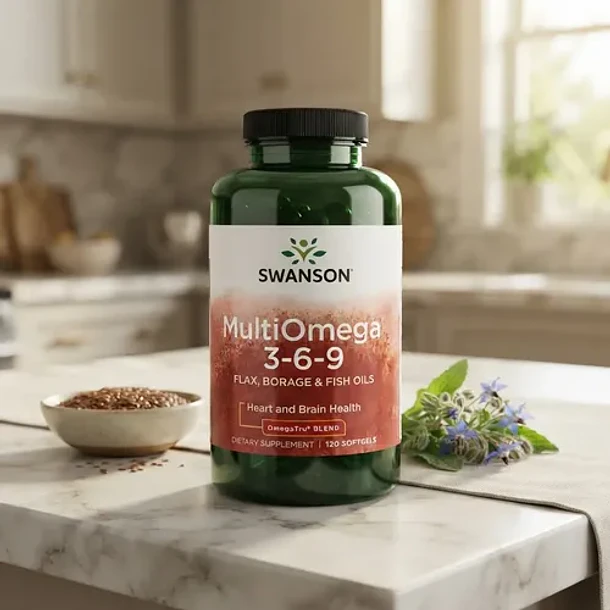 Swanson- Multiomega 3-6-9      120capsulas Sin Sabor 4