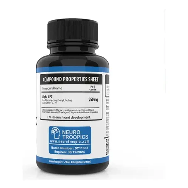 Neurotroopics-   Alpha-gpc  90 Capsulas Sin Sabor 2