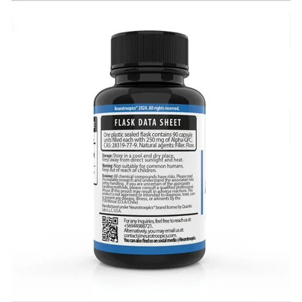 Neurotroopics-   Alpha-gpc  90 Capsulas Sin Sabor 3