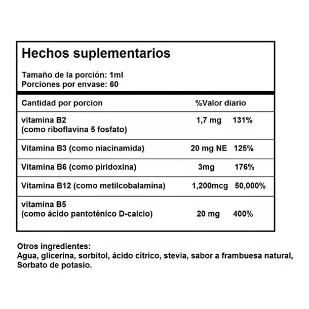 Magmagen - Complejo B-12 Liquido 1,200 Mcg 60 Ml Sin Sabor 2