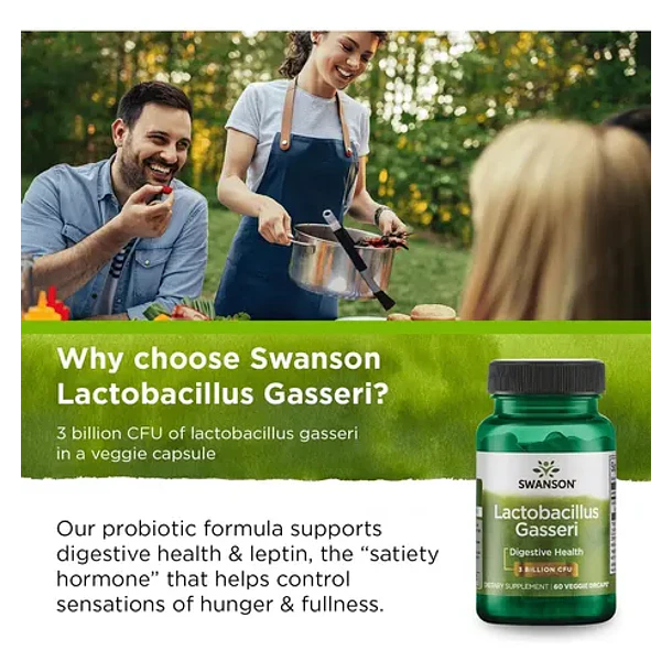 Swanson- Lactobacillus Gasseri  60 Cápsulas Sin Sabor 4