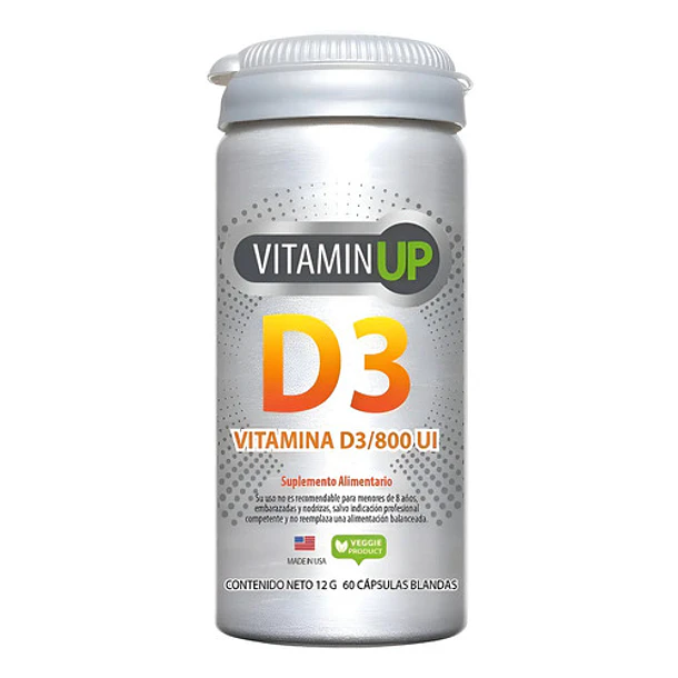 Newscience - Vitamin Up Vitamina D3 800 Ui Sin Sabor 1