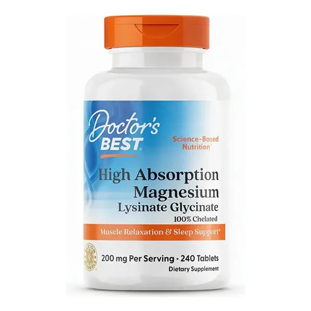 Doctor Best- High Absorption Magnesium 100%  240 Capsulas Sin Sabor 1