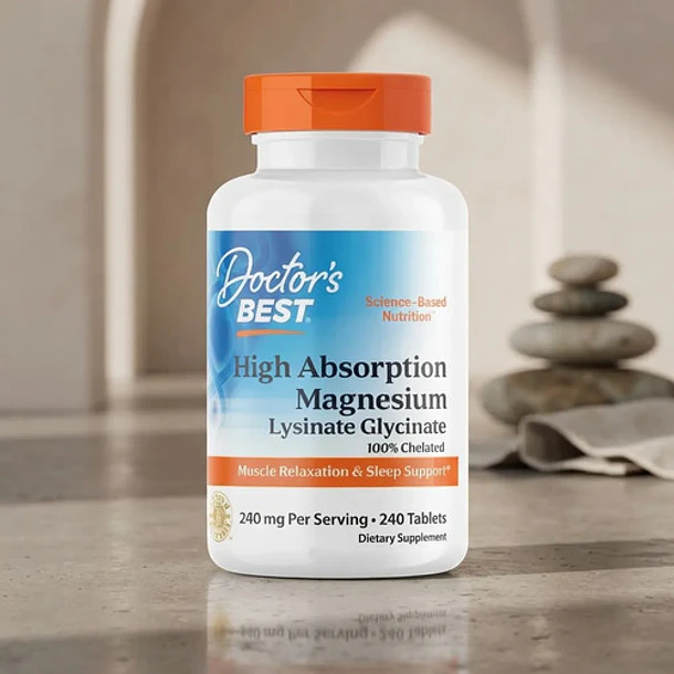 Doctor Best- High Absorption Magnesium 100%  240 Capsulas Sin Sabor 3