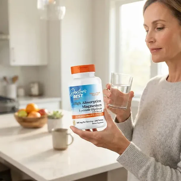 Doctor Best- High Absorption Magnesium 100%  240 Capsulas Sin Sabor 4