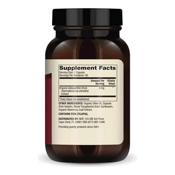 Dr. Mercola- Astaxantina 4 Mg 90 Cápsula Chocolate 2