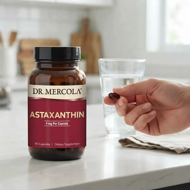 Dr. Mercola- Astaxantina 4 Mg 90 Cápsula Chocolate 4