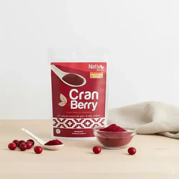 Nativ For Life - Cranberry En Polvo 60g Berry 3