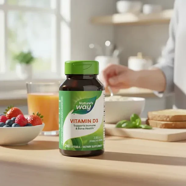 Natures Way - Vitamina D3 2000iu 50mcg 240 Capsulas N/a 9