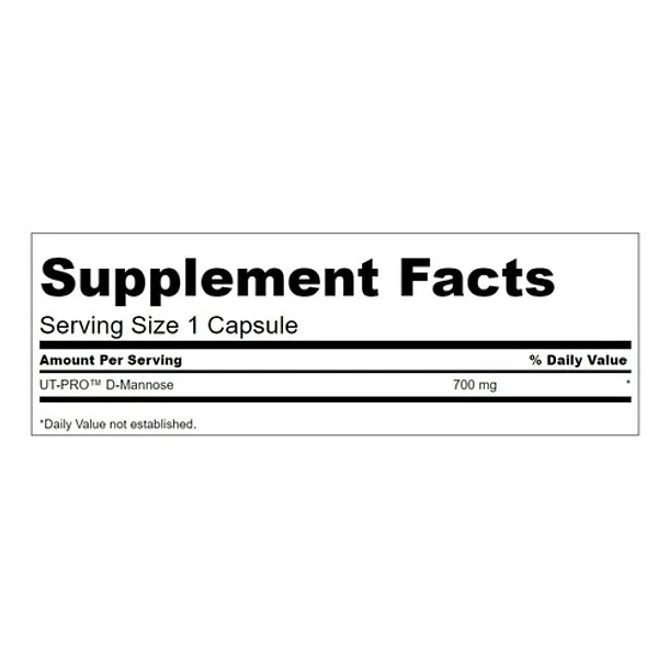 Swanson - D Mannose  Manosa 700mg 60 Capsulas N/a 2