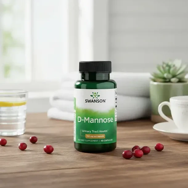 Swanson - D Mannose  Manosa 700mg 60 Capsulas N/a 6