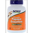 Now Foods- Enzimas Papaya 180 Cápsulas Menta 1