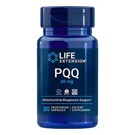 Life Extension - Pqq 20 Mg, 30 Cápsulas Sin Sabor