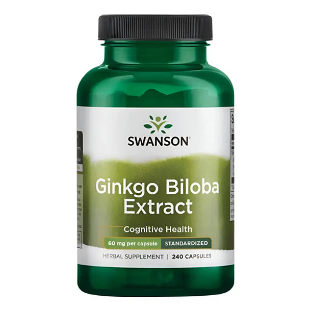 Swanson - Extracto De Ginkgo Biloba 60mg 240 Capsulas N/a 1