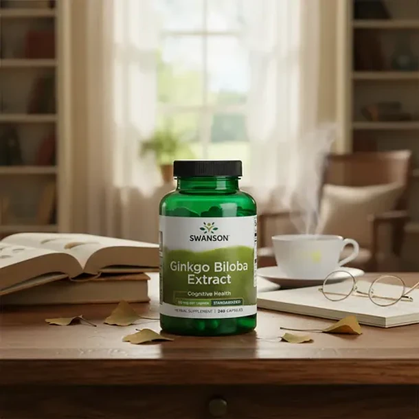 Swanson - Extracto De Ginkgo Biloba 60mg 240 Capsulas N/a 3