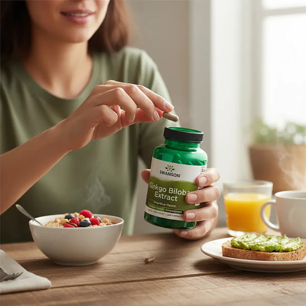 Swanson - Extracto De Ginkgo Biloba 60mg 240 Capsulas N/a 5