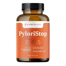 Karun Life- Probiótico Pylori Stop 30 Cápsulas Sin Sabor
