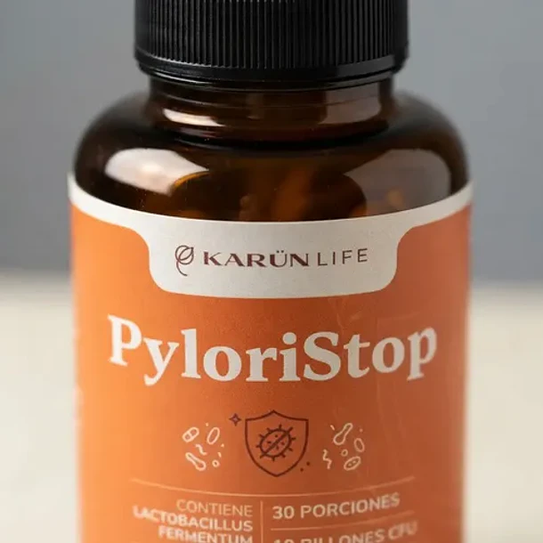 Karun Life- Probiótico Pylori Stop 30 Cápsulas Sin Sabor 8