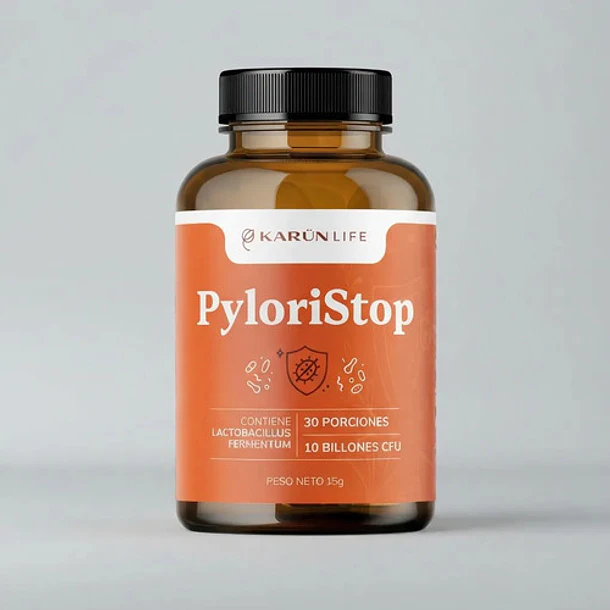 Karun Life- Probiótico Pylori Stop 30 Cápsulas Sin Sabor 9