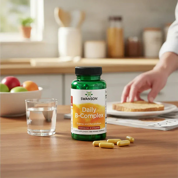 Swanson - Daily B Complex 100 Capsulas Veganas N/a 3