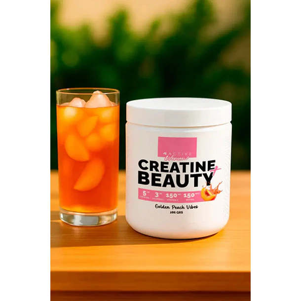 4active- Creatina Beauty Colageno Vitamina Durazno 86g Blue Berry Vibes 3