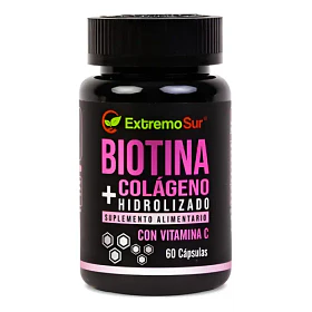 Extremo Sur - Biotina + Colágeno Hidrolizado 60 Comprimidos N/a