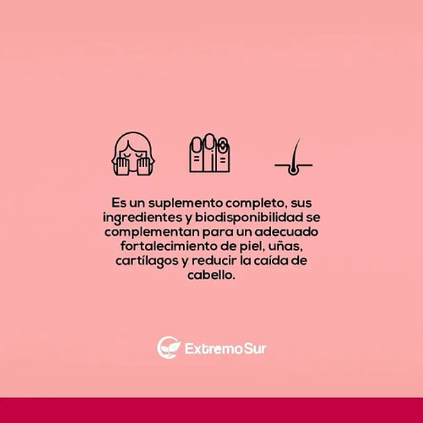 Extremo Sur - Biotina + Colágeno Hidrolizado 60 Comprimidos N/a 5