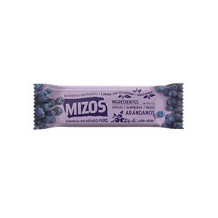 Mizos - Barrita Natural - Sabor Arandano 35 g