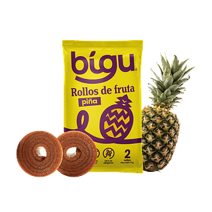 Bigu - Rollo de Fruta sabor Piña 25 g