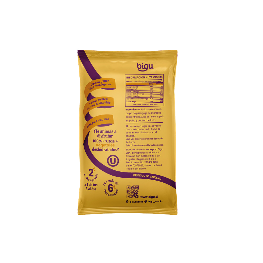 Bigu - Rollos de Zapallo 25 g 2