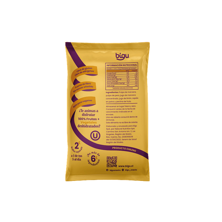 Bigu - Rollos de Zapallo 25 g 2